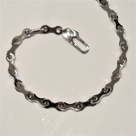 Bracciale Fanton Gioielli Uomo BRACCIALI ORO in Oro bianco A.C-40_52 - A.C-40_52